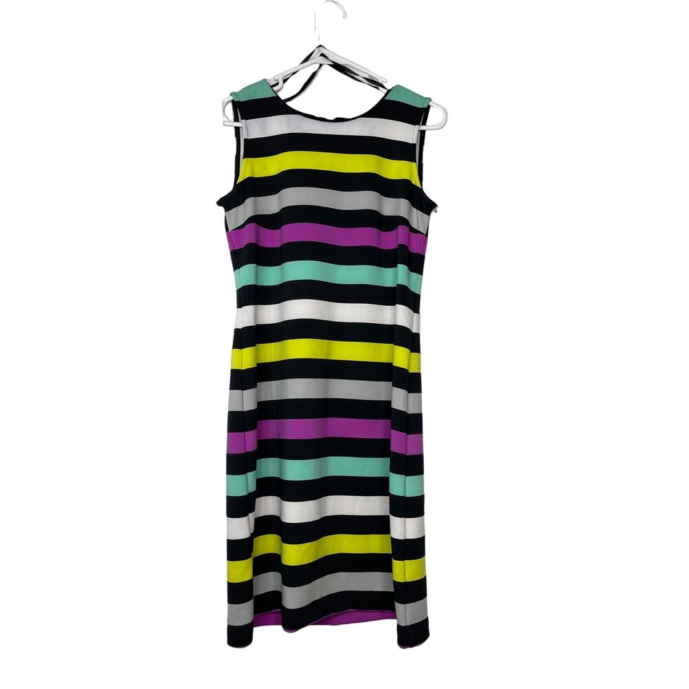 Worthington dress women's small work wear office or beach casual striped fun